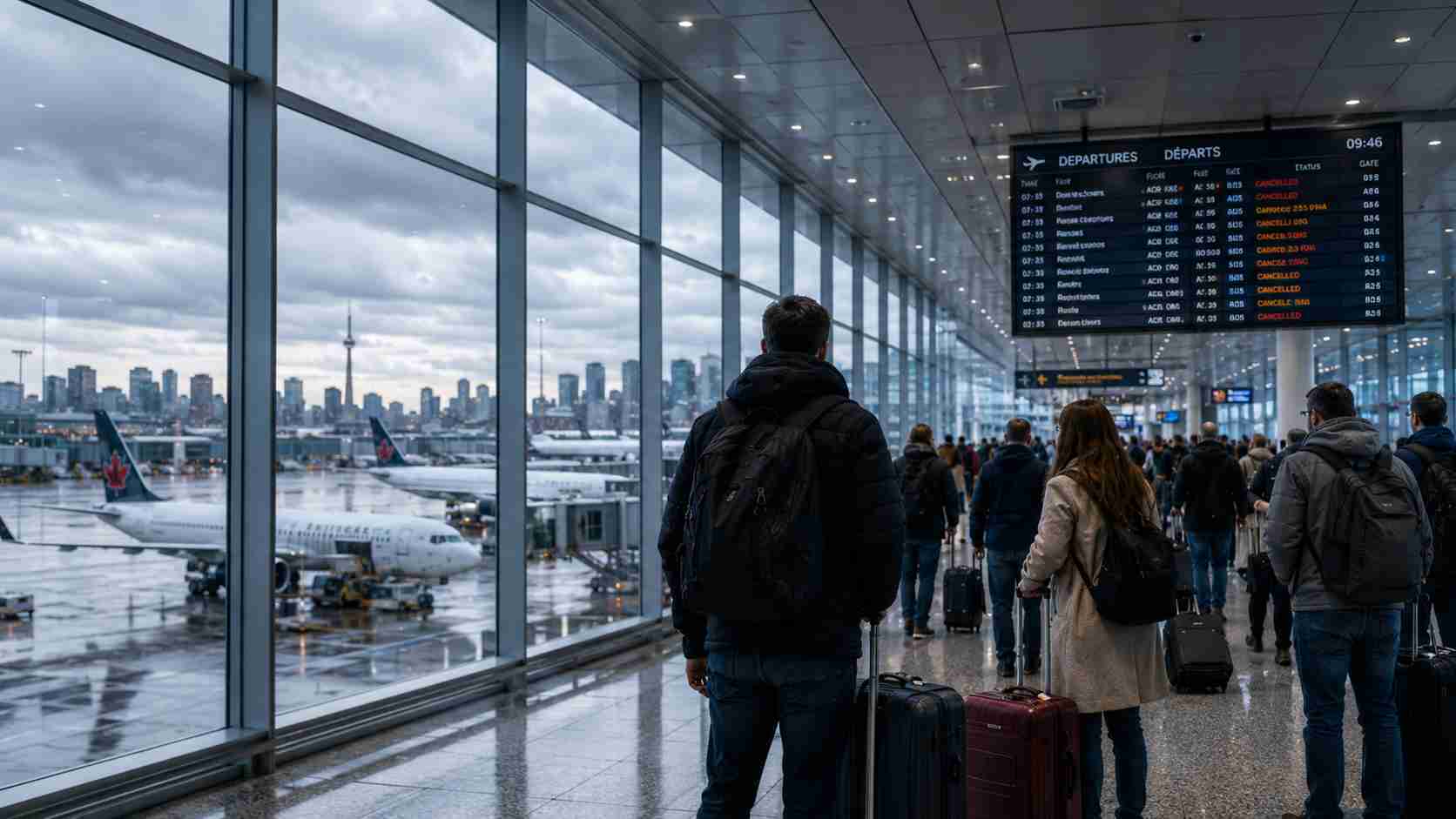 Canada Flight Cancellations: 56 Cancelled, 391 Delayed