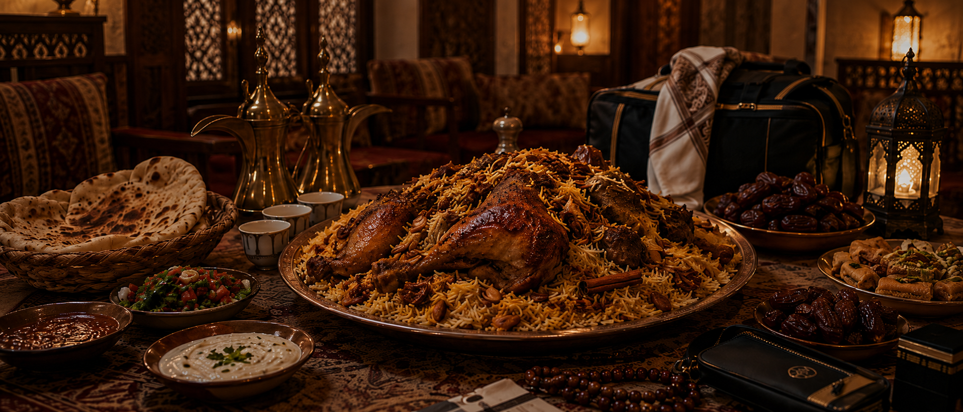 <p><a data-cke-saved-href="https://www.itimaar.co.uk/blog/traditional-saudi-dishes-to-try" href="https://www.itimaar.co.uk/blog/traditional-saudi-dishes-to-try"><span style="font-size:16px;"><span style="font-variant: normal; white-space: pre-wrap;"><span style="font-family:Arial,sans-serif"><span style="color:#000000"><span style="font-weight:700"><span style="font-style:normal"><span style="text-decoration:none">Traditional Saudi Dishes to Try During Your Trip</span></span></span></span></span></span></span></a></p>
