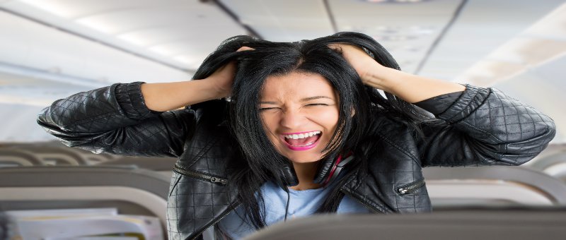 USA_Stressed Lady in Flight